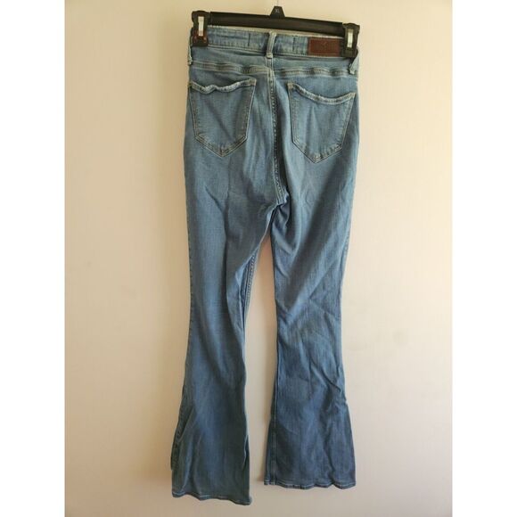 Hollister Denim Jeans Size 24w L31 High Rise Vintage Flare Stretch - Picture 3 of 3